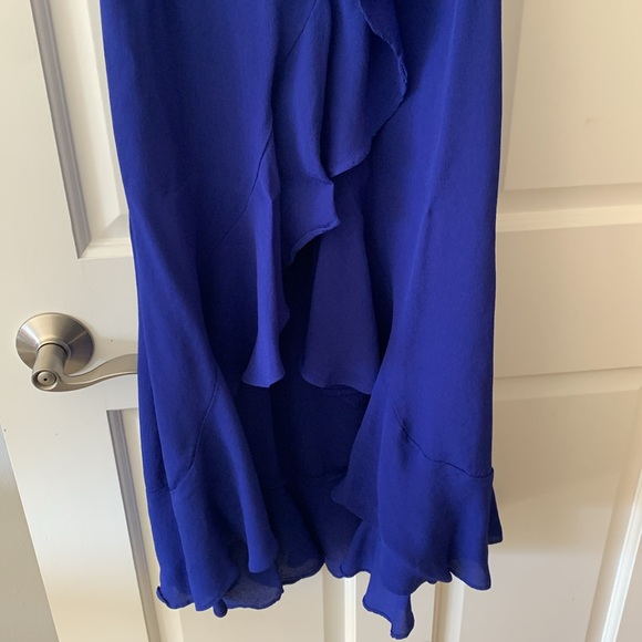 Blue maternity wrap dress, worn once - Picture 6 of 6